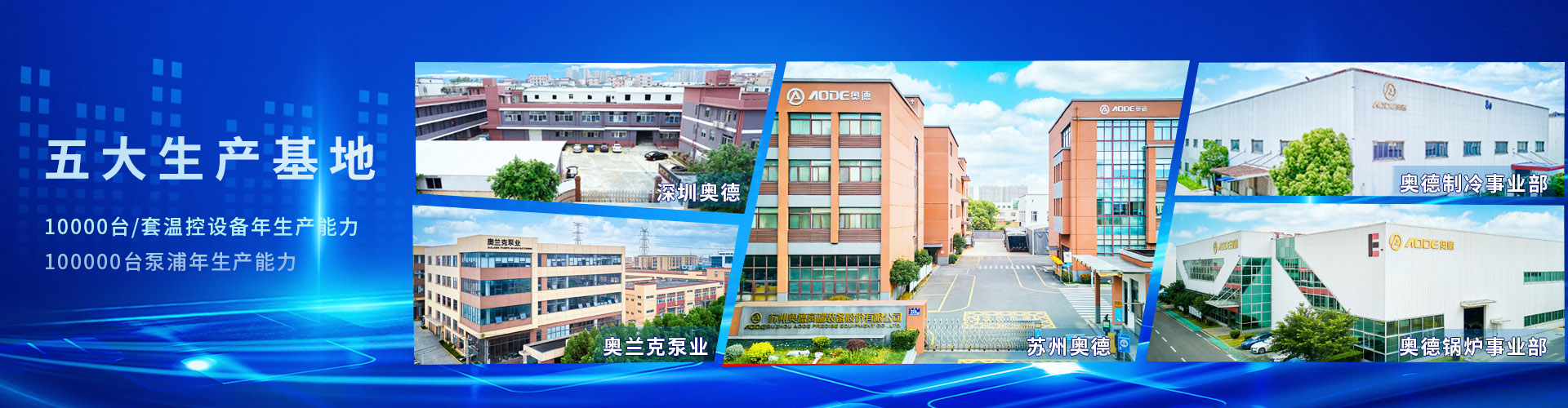 深圳市奧德機械有限公司五大生產基地-專注高端工業溫度控制